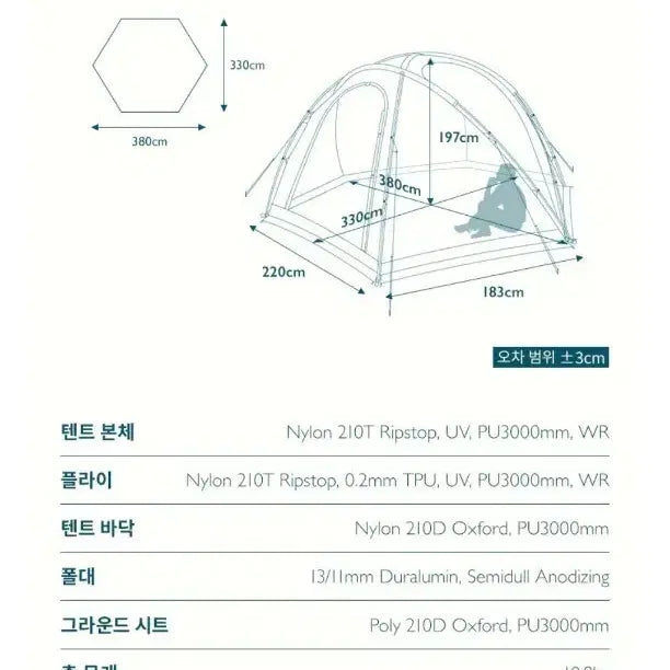 [BUNJANG] Ben Nevis Observer Shelter Tent (Unused) / 캠핑접습니다)벤네비스 옵저버 쉘터 텐트 미사용