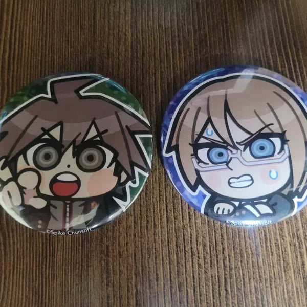 [BUNJANG] Danganronpa Monokuma Naegi Togami Can Badge Bundle Set / (일괄)단간론파 부쿠부 나에기 토가미 캔뱃지 판매