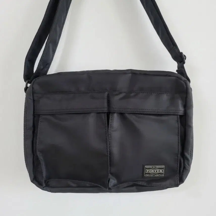 [BUNJANG] Porter Tanker Shoulder Bag L Black / 포터 탱커 숄더 백 L 블랙