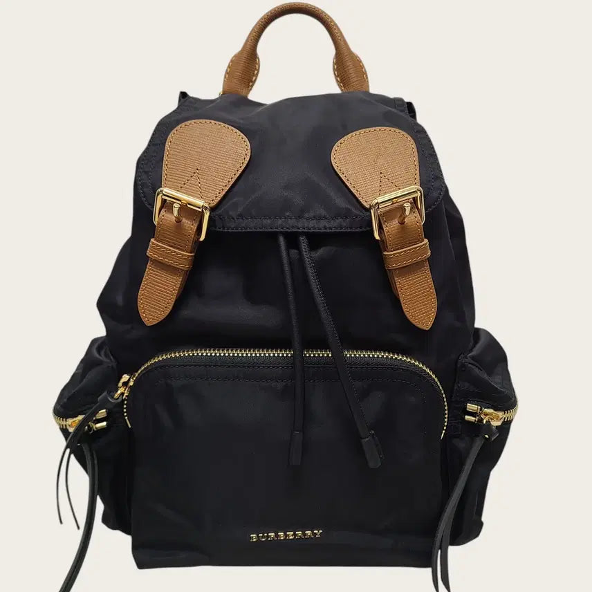 [BUNJANG] Burberry Black Technical Nylon Rucksack Backpack Medium / 버버리 블랙 테크니컬 나일론 럭색 백팩 미디움