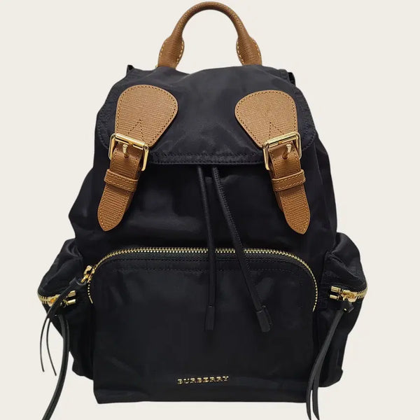 [BUNJANG] Burberry Black Technical Nylon Rucksack Backpack Medium / 버버리 블랙 테크니컬 나일론 럭색 백팩 미디움