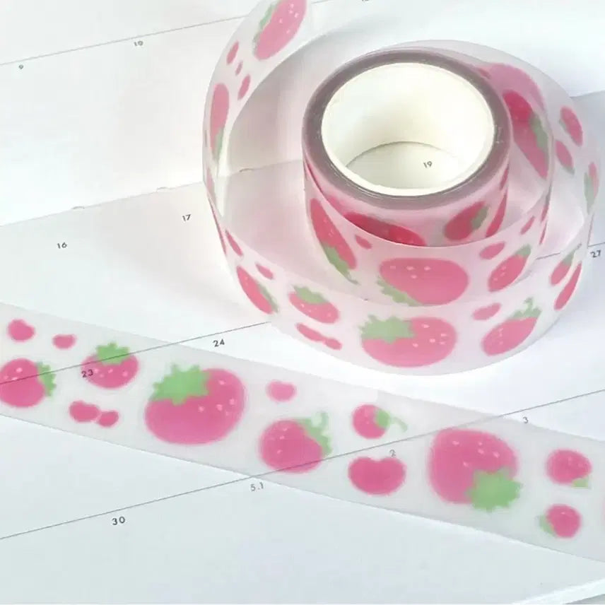 [BUNJANG] My Moi Love Berry Kiss Cut Masking Tape / 마이모이 러브베리 키스컷