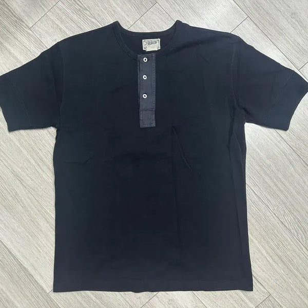 [BUNJANG] Bronson Henleys T-shirt Bundle Set (2XL) / 브론슨 헨리넥 2XL 블랙 화이트 두장일괄판매