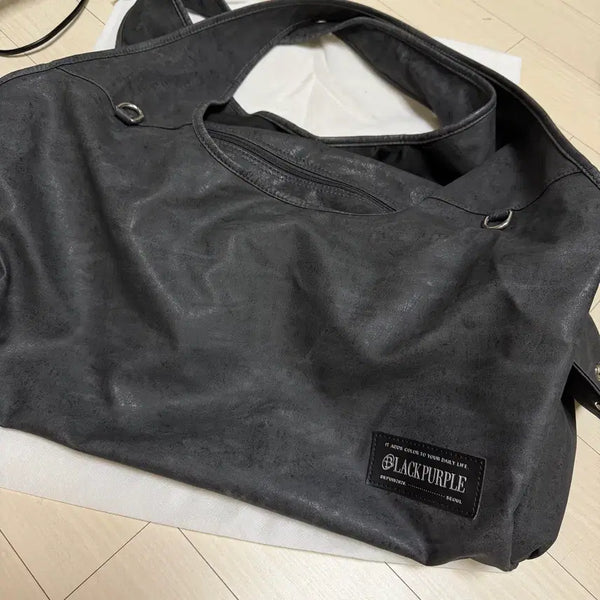 [BUNJANG] Blackpurple Vicky Bag Maxport Dark Grey / 블랙퍼플 맥스포트 비키 백 다크 그레이