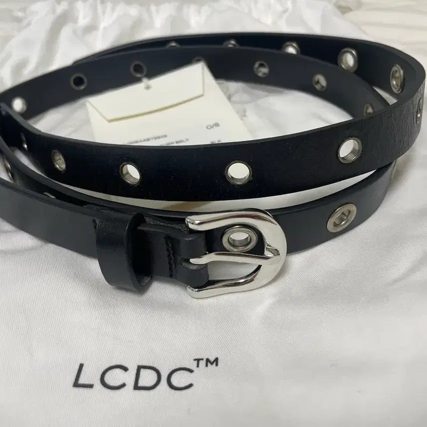 [BUNJANG] LCDC Eyelet Leather Belt / 최종가격)엘씨디씨 아일렛벨트 새상품