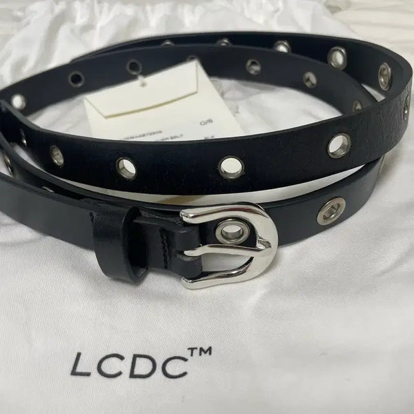 [BUNJANG] LCDC Eyelet Leather Belt / 최종가격)엘씨디씨 아일렛벨트 새상품