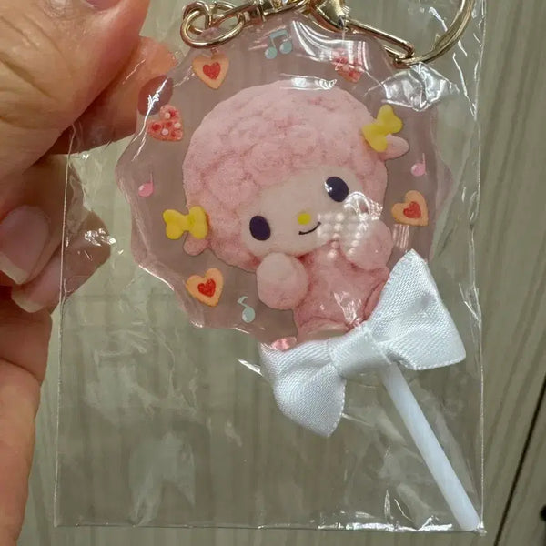 [BUNJANG] Sanrio Piano Ribbon Candy Keyring Strap / 산리오 피아노 리본 캔디 키링 스트랩 새상품