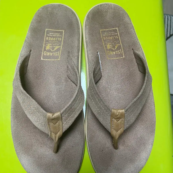 [BUNJANG] Island Slipper Classic Suede Taupe Suede US 11 (280-290mm) / 아일랜드 슬리퍼 클래식 스웨이드 토프 스웨이드 us11 280~290mm