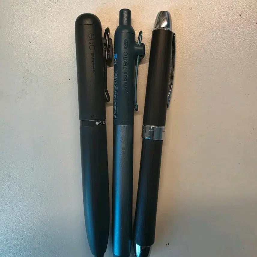 [BUNJANG] Uni-ball One, Uni-ball Gente, Pilot Legno Ballpoint Pens Set / 볼펜 3자루 판