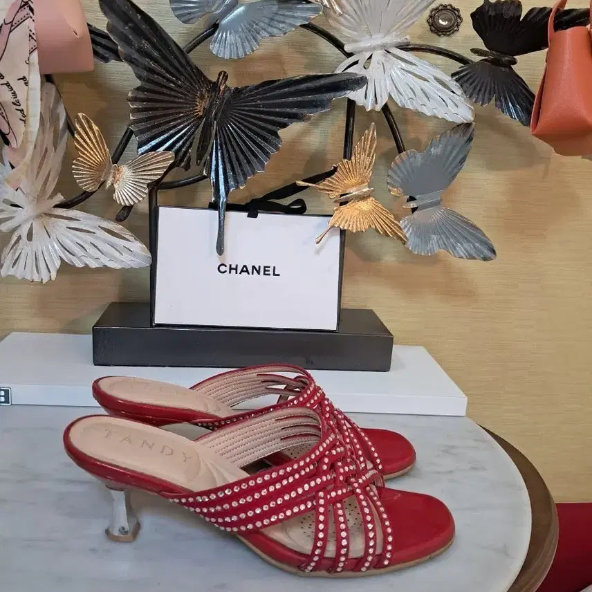 [BUNJANG] Tandi Cubic Mule Women's Sandals / (240)탠디 큐빅뮬  여성샌들