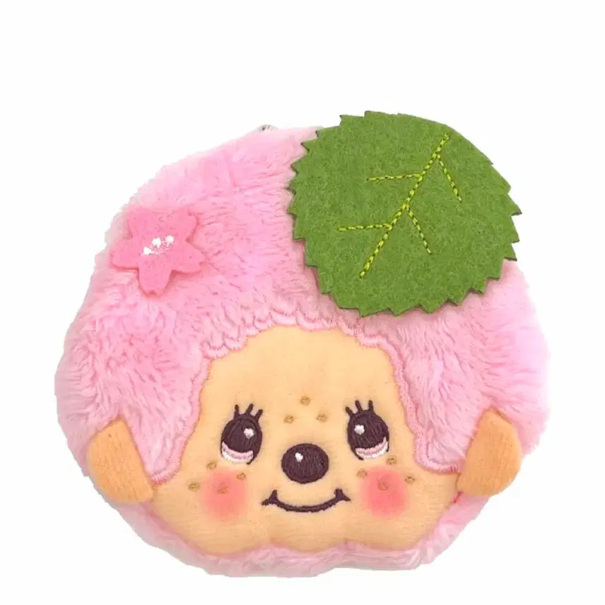 [BUNJANG] Sekiguchi Monchhichi Sakura Gamaguchi Pouch Wallet / 세키구치 몬치치 가마구치 지갑 파우치 벚꽃 사쿠라 몬치치군