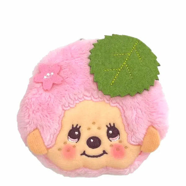 [BUNJANG] Sekiguchi Monchhichi Sakura Gamaguchi Pouch Wallet / 세키구치 몬치치 가마구치 지갑 파우치 벚꽃 사쿠라 몬치치군