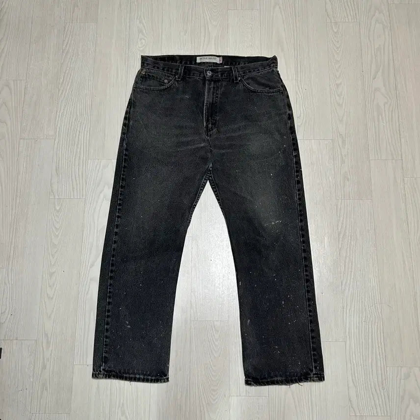 [BUNJANG] Levi's 505 Washed Black Denim Jeans / [36] levis 리바이스505 블랙 흑청진