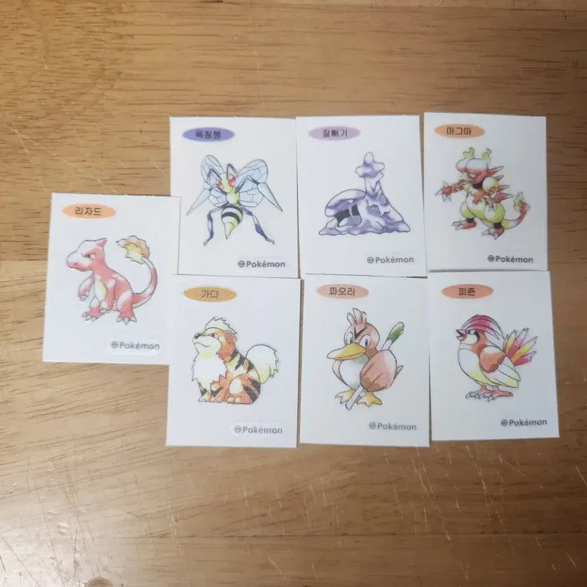 [BUNJANG] Pokemon 30th Anniversary Stickers Bundle Set / 포켓몬 30주년 띠부씰 일괄 판매