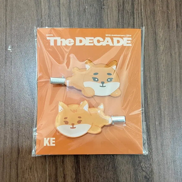 [BUNJANG] DAY6 The DECADE Denimals Hair Clip / DAY6 The DECADE 데니멀즈 헤어 클립 - 케