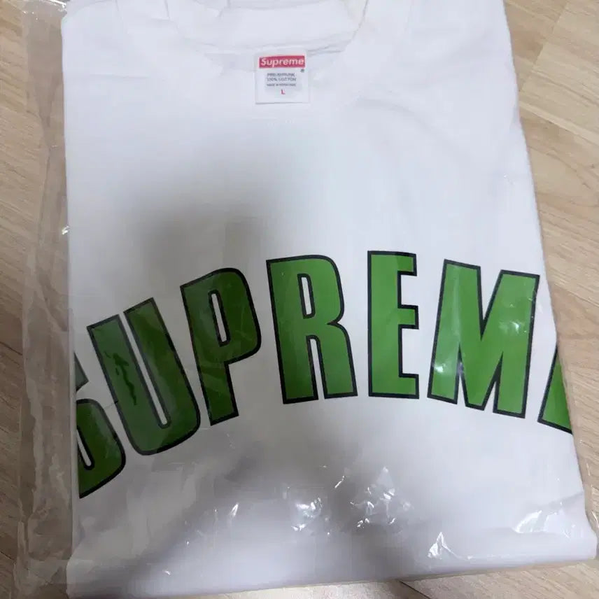 [BUNJANG] Supreme Arch Logo Short Sleeve T-Shirt L / 슈프림 아치 로고 반팔 티셔츠 L 한번착용