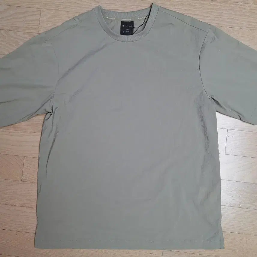 [BUNJANG] Snow Peak Apparel Root Single Layer Woven T-Shirt Olive / [스노우피크 어패럴] 루트 싱글 레이어 우븐 티셔츠 Olive 새상품 팝니다