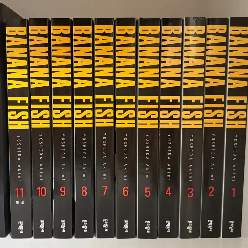 [BUNJANG] Banana Fish Complete Manga Set Volumes 1-11 / 바나나피쉬 만화책 전권 1~11