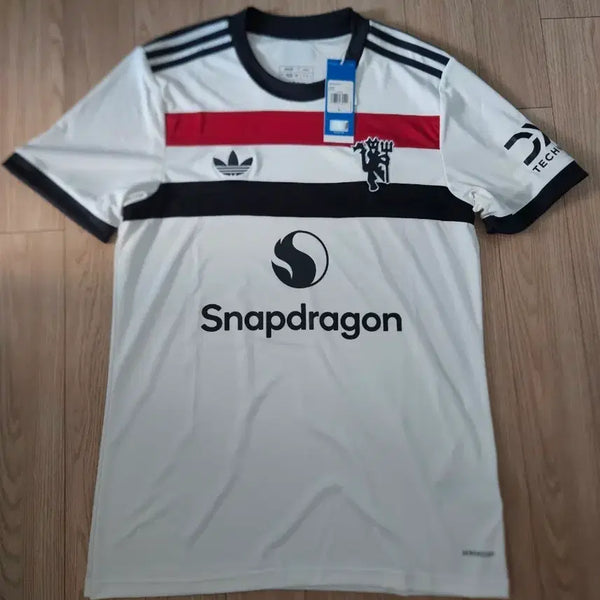 [BUNJANG] Adidas Manchester United 2024/25 Third Jersey L Off White No-Marking / [L] 아디다스 맨체스터 유나이티드 2024/25 써드 저지 오프 화이트 노마킹