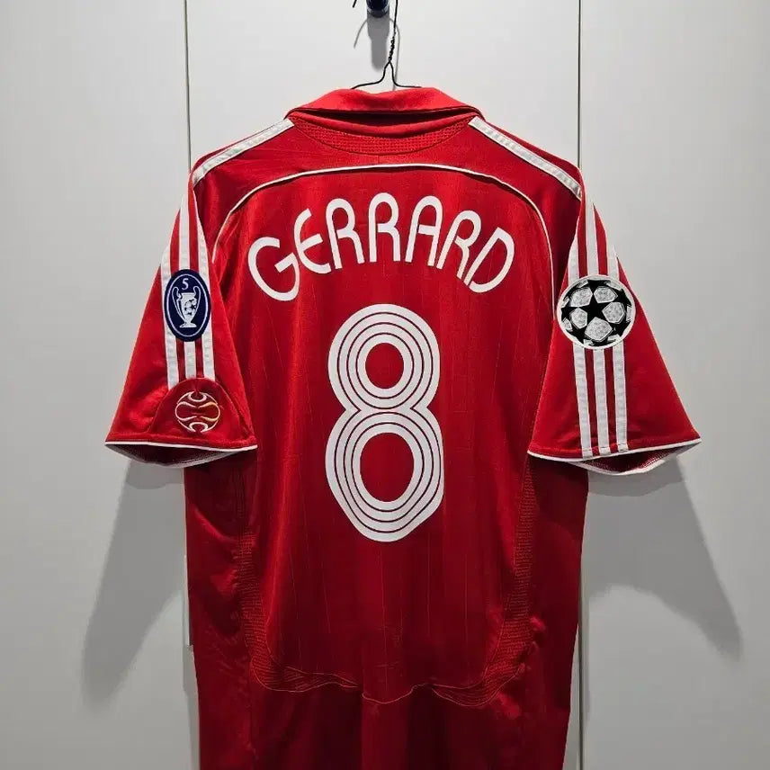 [BUNJANG] Liverpool FC 2008 Home Champions League Gerrard Jersey (Europe M) / 0608 리버풀 홈 챔스킷 제라드 유럽m