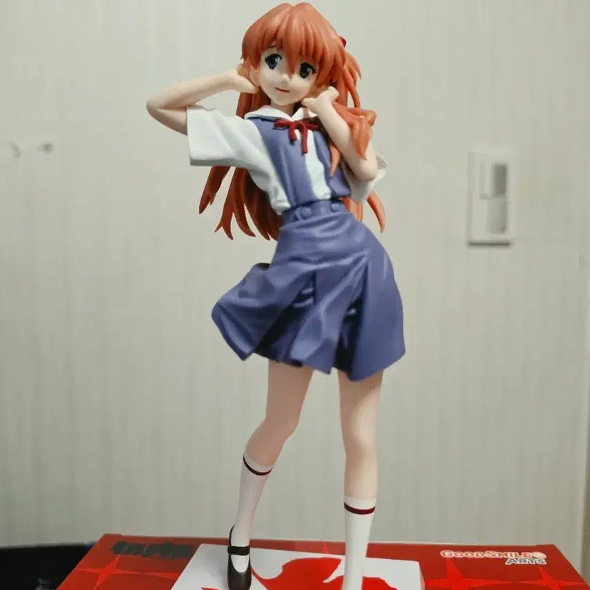 [BUNJANG] Asuka School Uniform Ver. Figure / 에반게리온 아스카 교복 ver. 피규어