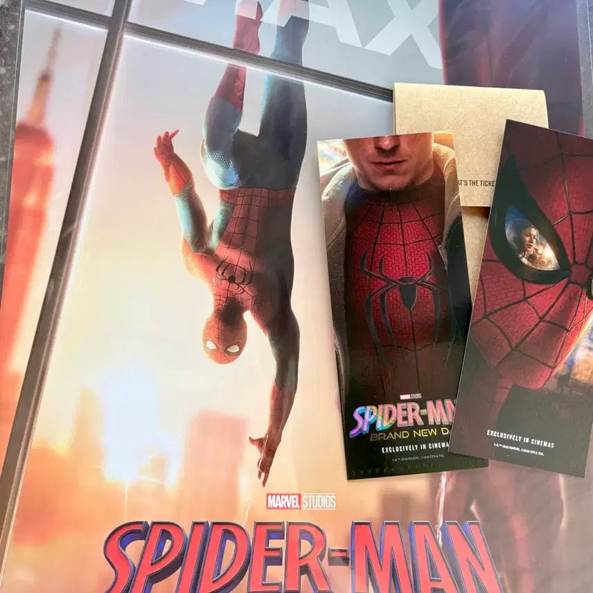 [BUNJANG] Spider-Man Brand New Day IMAX Poster + TTT Set / (아이맥스포스터+TTT) 스파이더맨 브랜뉴데이 cgv 특전