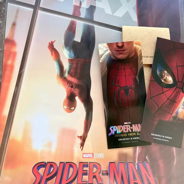 [BUNJANG] Spider-Man Brand New Day IMAX Poster + TTT Set / (아이맥스포스터+TTT) 스파이더맨 브랜뉴데이 cgv 특전