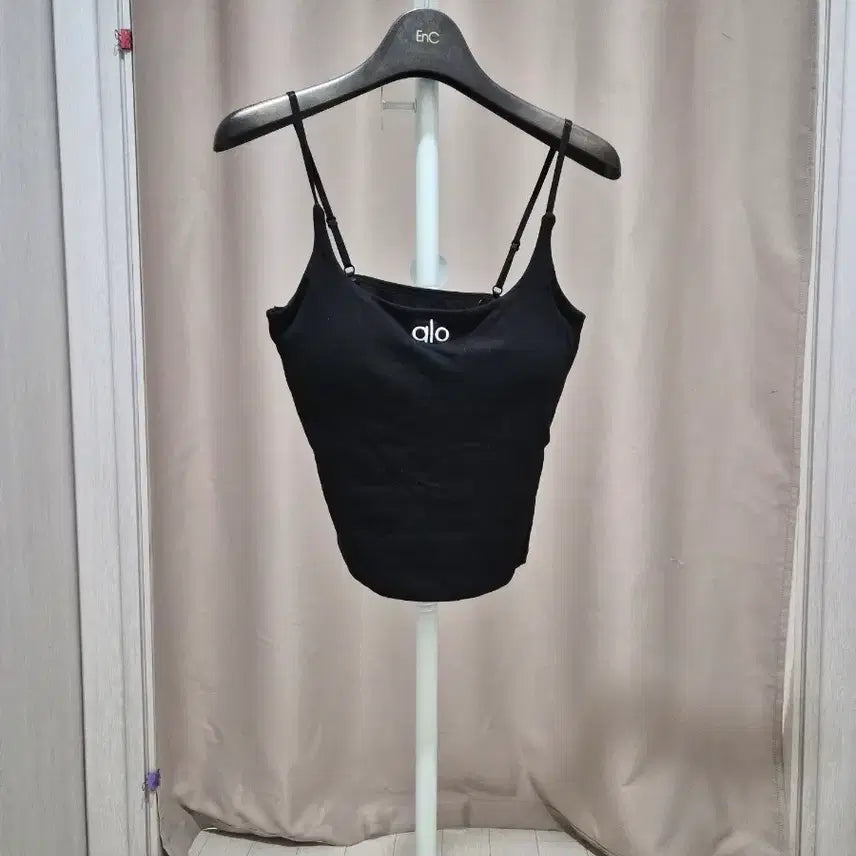 [BUNJANG] ALO Cap Strap Tank Top - Black / 알로 캡 끈나시.새상품