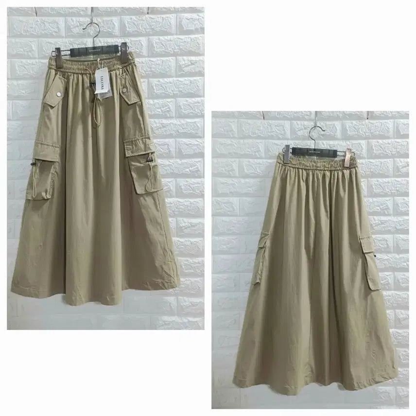 [BUNJANG] Recov Crisp Long Skirt / 레코브 바스락 롱스커트