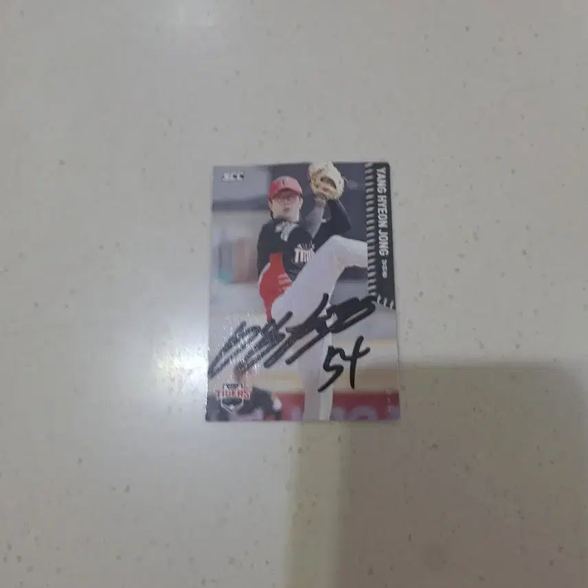 [BUNJANG] Kia Tigers Signed Card Sung-Yeong-tak Player Autograph / 기아 싸인카드