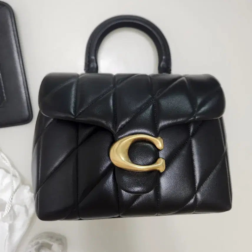 [BUNJANG] Coach Tabby Top Handle Bag With Quilting / (새상품) 코치 태비 탑 핸들 백 위드 퀼팅