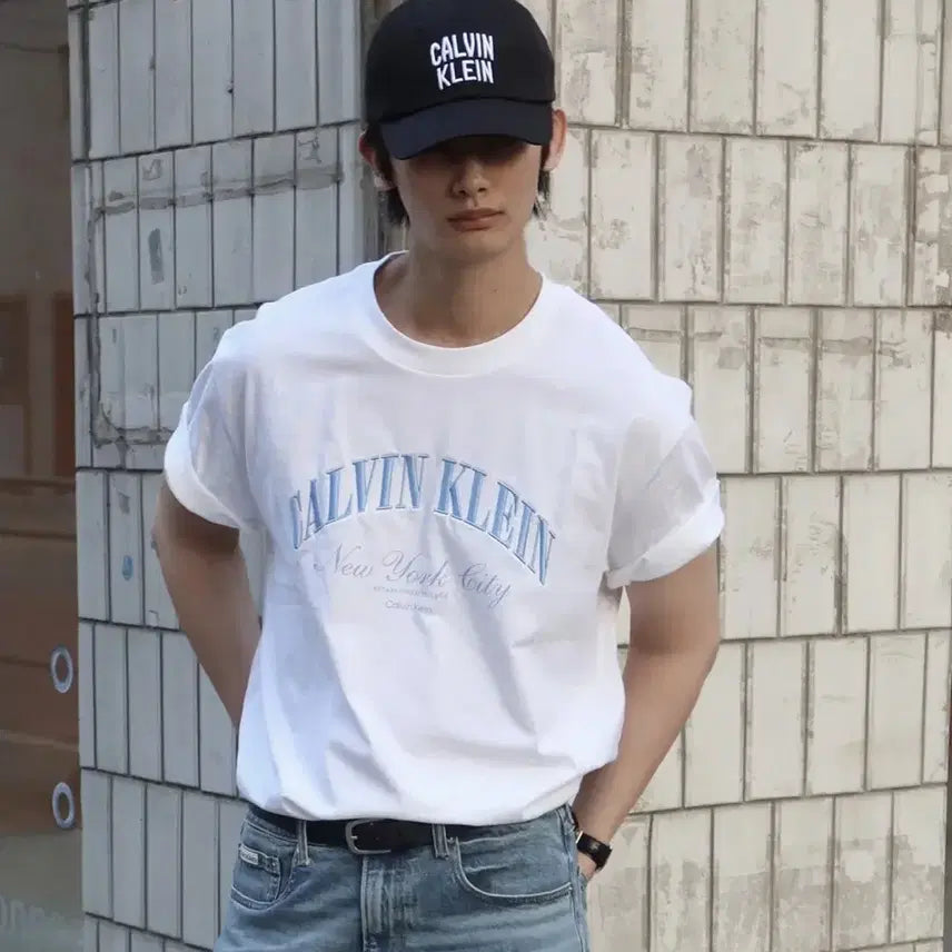 [BUNJANG] Calvin Klein Cotton Cap Hat / 캘빈클라인 볼캡 모자 새제품 싸게 팔아요