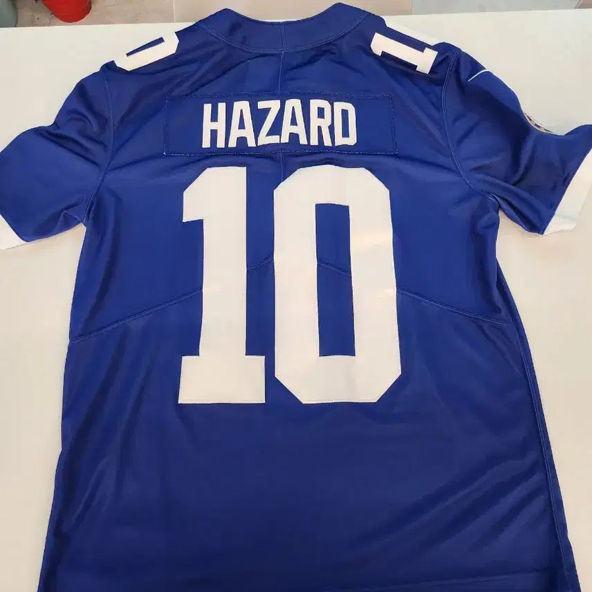 [BUNJANG] Nike Chelsea x NFL Hazard Collaboration Limited Edition Shirt L / 나이키 첼시 x nfl 아자르 콜라보 한정판 셔츠 L
