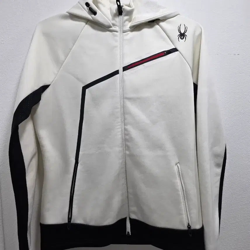 [BUNJANG] Spider Brushed Hoodie Zip-Up / 스파이더 기모 후드집업