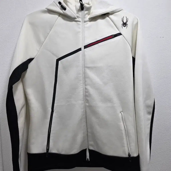 [BUNJANG] Spider Brushed Hoodie Zip-Up / 스파이더 기모 후드집업