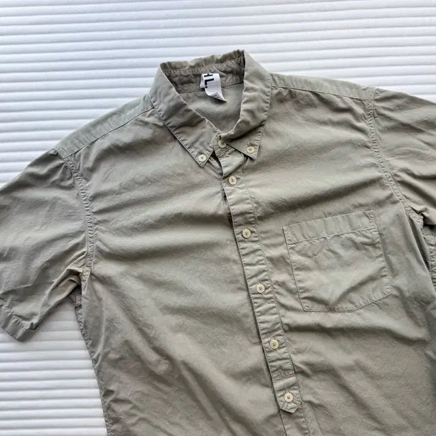 [BUNJANG] Margaret Howell Khaki Shirt / 마가렛호웰 카키 셔츠