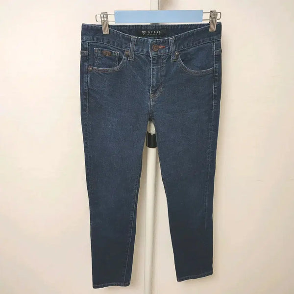 [BUNJANG] Guess Women's Stretch Denim Pants / [27] 추동용 게스 여성 스판 청바지 금속 삼각 새옷 수준 데님팬츠