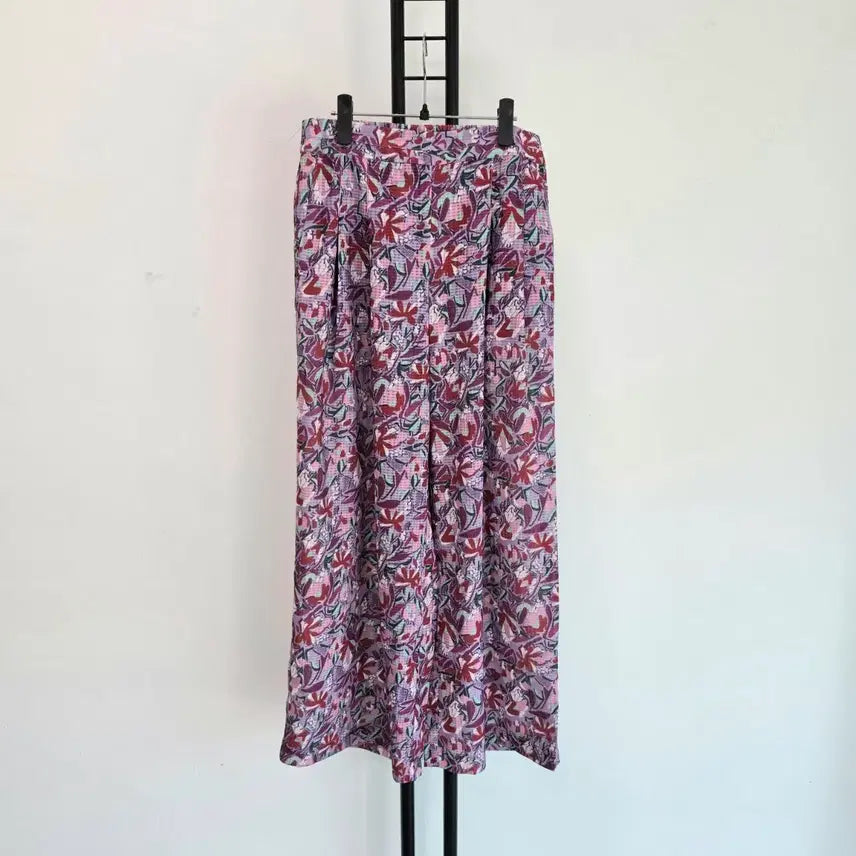 [BUNJANG] ANNA SUI Flower Pattern Wide Pants / 정품 안나수이 ANNA SUI 플라워 패턴 와이드 팬츠