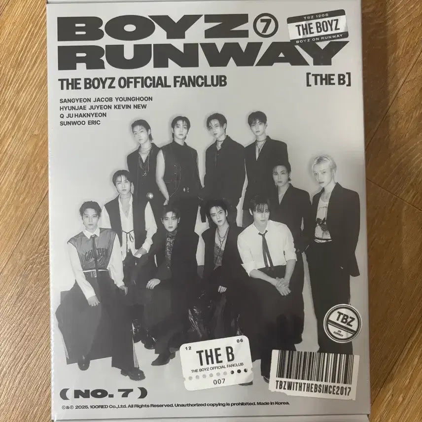 [BUNJANG] The Boyz THE B 7th Generation Fanclub Kit (Unsealed) / 더보이즈 더비 7기 키트 미개봉 양도