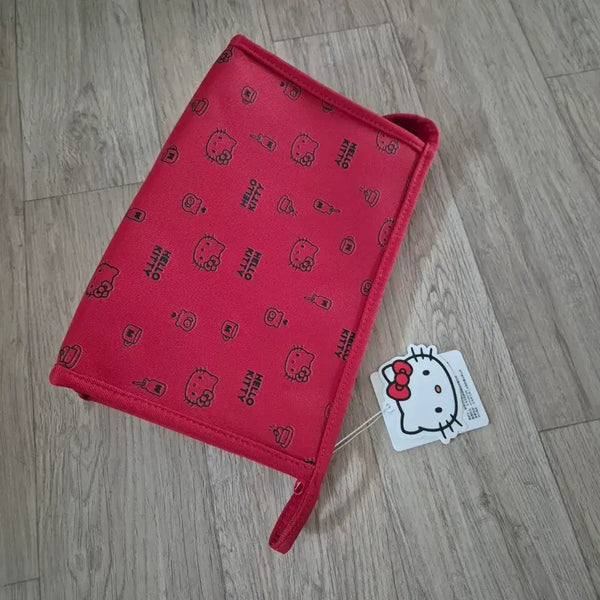 [BUNJANG] Hello Kitty Plaid Pouch / 체크무늬 헬로키티 파우치