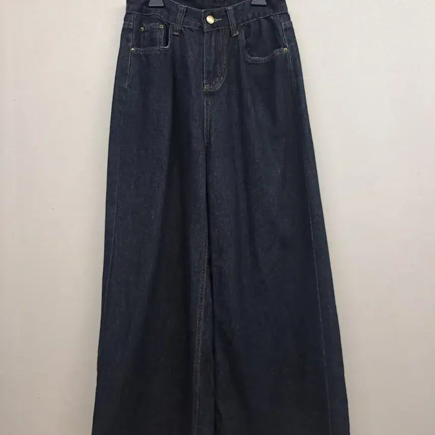 [BUNJANG] Wide Leg Denim Pants (Size 27, Unused) / 진청 와이드팬츠27미사용