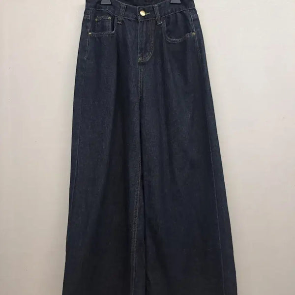 [BUNJANG] Wide Leg Denim Pants (Size 27, Unused) / 진청 와이드팬츠27미사용