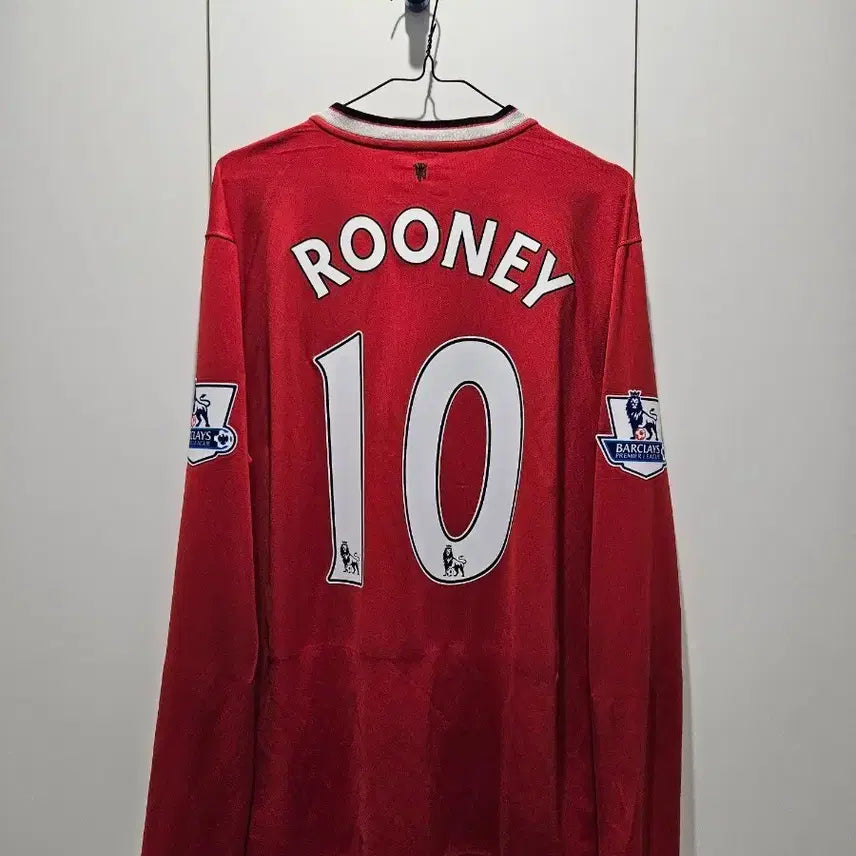[BUNJANG] Manchester United 2014-15 Home Long Sleeve Rooney Jersey - European L / 1415 맨유 홈 긴팔 루니 유럽L