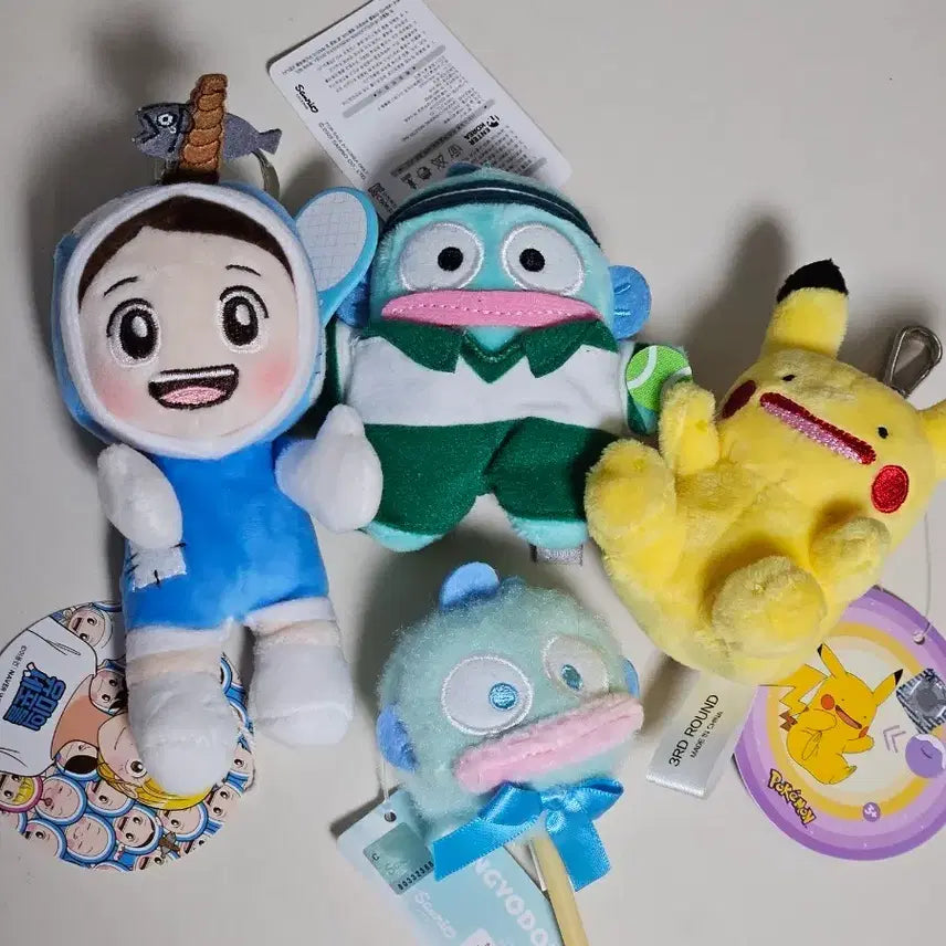 [BUNJANG] Keyring & Plush Doll Assortment (Sanrio, Hangyodon, Yumi's Cells, Pokemon) / 키링 인형 팔아요 (상점에 다른 것도 있어요(산리오 한교동 유미의세포 포켓몬 피카츄 메타몽