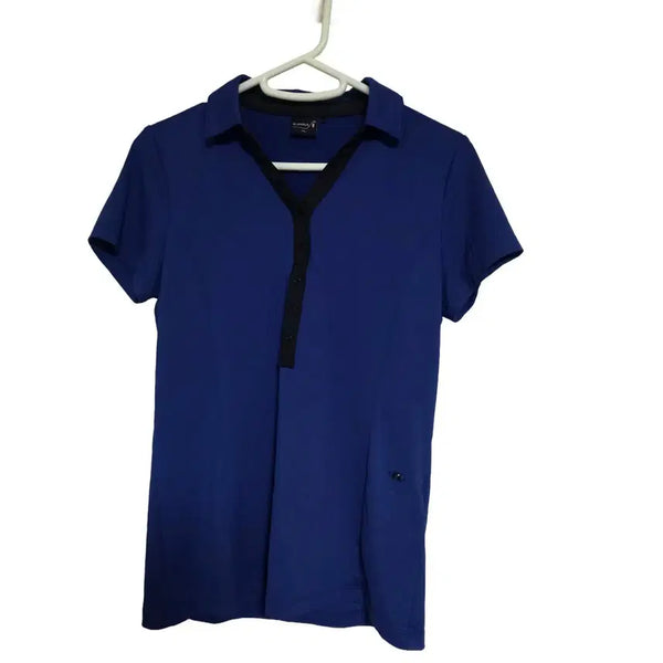 [BUNJANG] W.Angle Women's Golf Open Collar T-shirt / 와이드앵글 여성 골프 오픈 카라티 (90)
