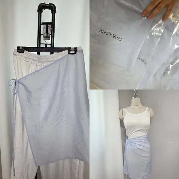 [BUNJANG] Favorite Layer Lap Skirt / 새-페이보릿-레이어랩