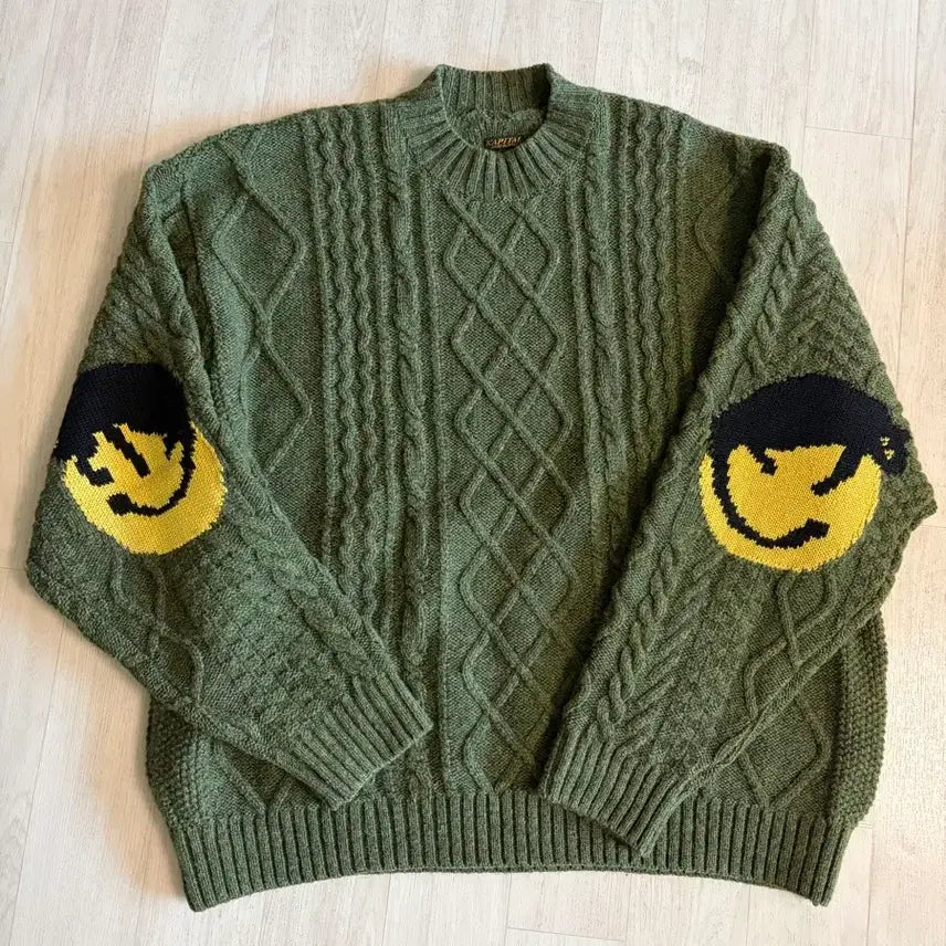 [BUNJANG] Capital 5G Wool Cable Knit Sweater Size 3 / 캐피탈 5G 울 케이블 니트 3