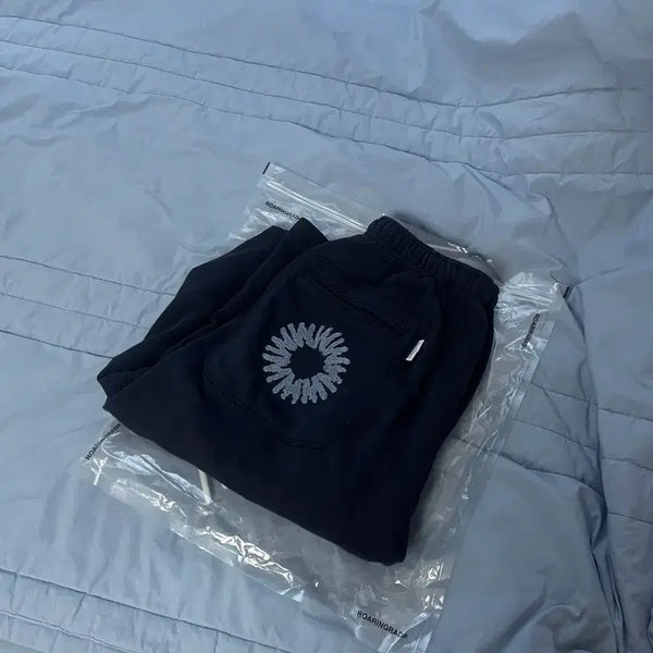 [BUNJANG] 999HUMANITY Track Bermuda Sweat Shorts Navy / 999휴머니티 트랙 버뮤다 스웻 쇼츠 (네이비)