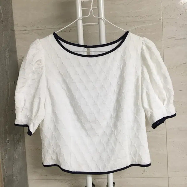 [BUNJANG] It MICHAA 2023 Puff Sleeve Blouse Size 66 / 잇미샤 23 퍼프소매 블라우스 66