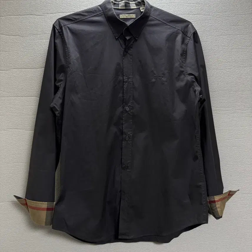 [BUNJANG] Burberry Check Shirt Navy / 버버리 체크 셔츠 네이비
